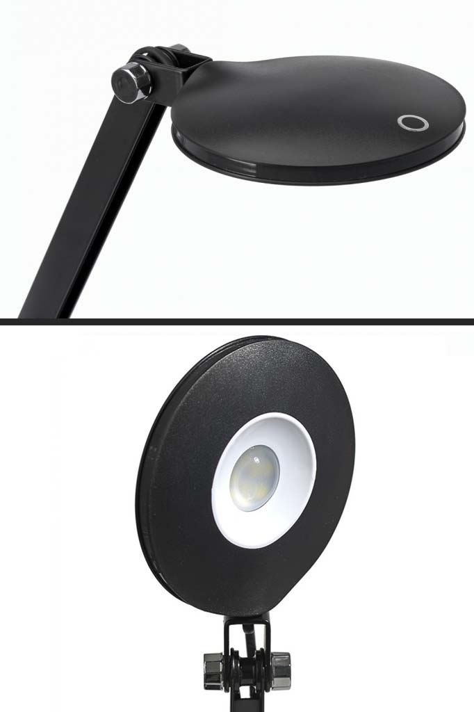 Ruskin Adjustable Tiltable LED Desk Lamp - Perfect for Home Office, Study, Reading & Crafting Workspace Lighting