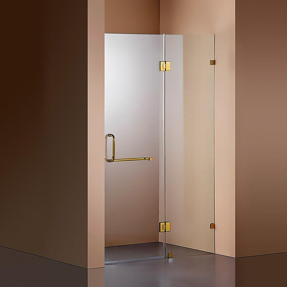 10mm Frameless Shower Screen 110x200cm - Wall to Wall Bathroom Glass Panel by Della Francesca | Modern Waterproof Enclosure for Walk-in Showers & Bathroom Renovations