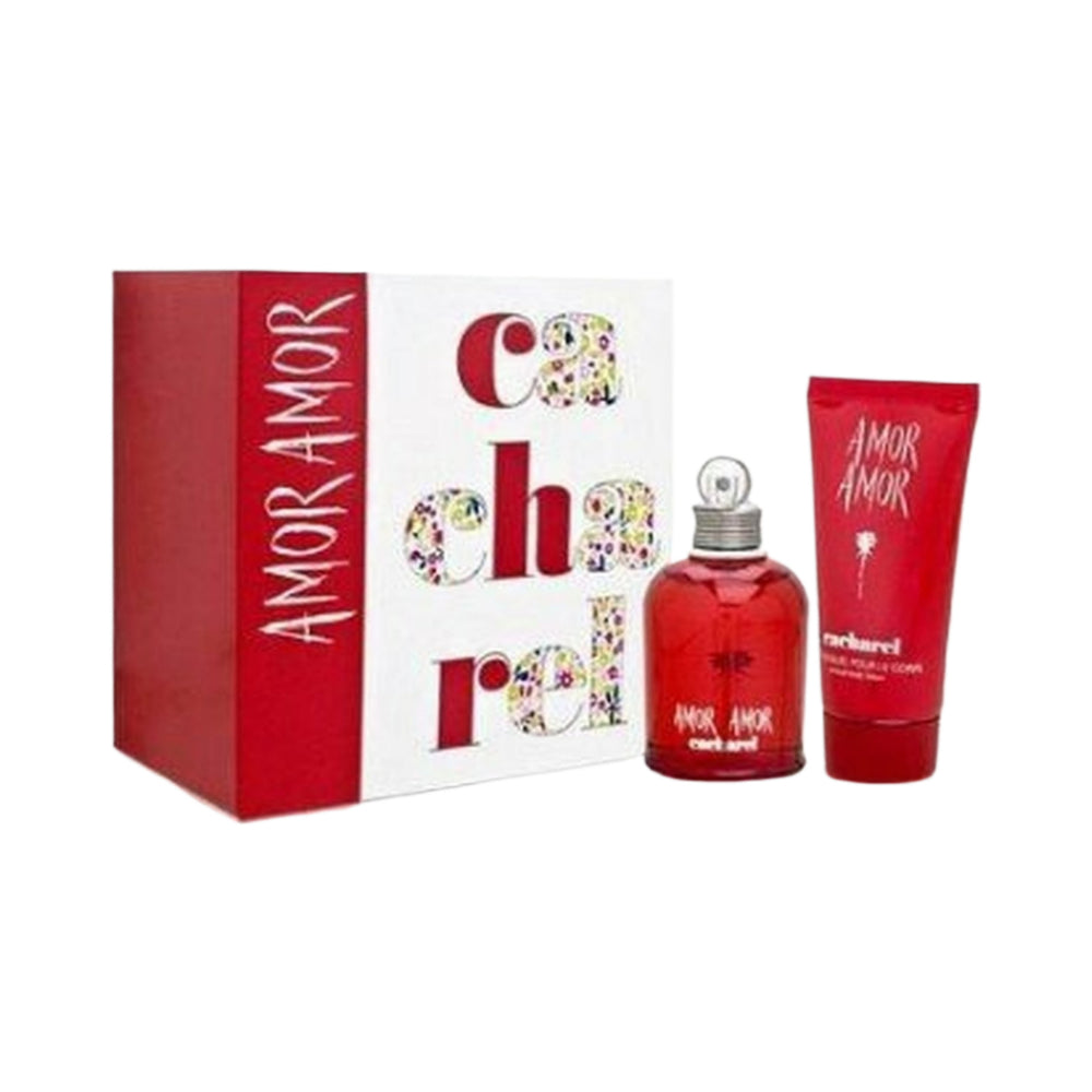 Amor Amor 2 Piece Eau de Toilette Set - 50ml Perfume Spray for Women | Romantic Date Night & Special Occasion Fragrance