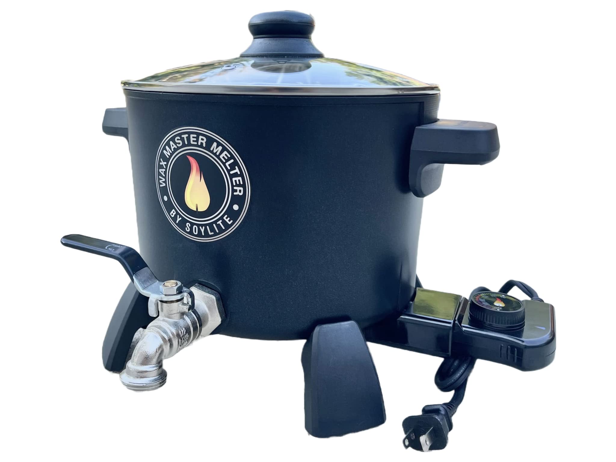 Premium Wax Melter for Candle Making - 7 Quart Capacity with Easy Pour Spout - Ideal for DIY Soy Wax, Beeswax & Paraffin Candles - Perfect for Home Candle Businesses & Craft Workshops - by Soylite Candles