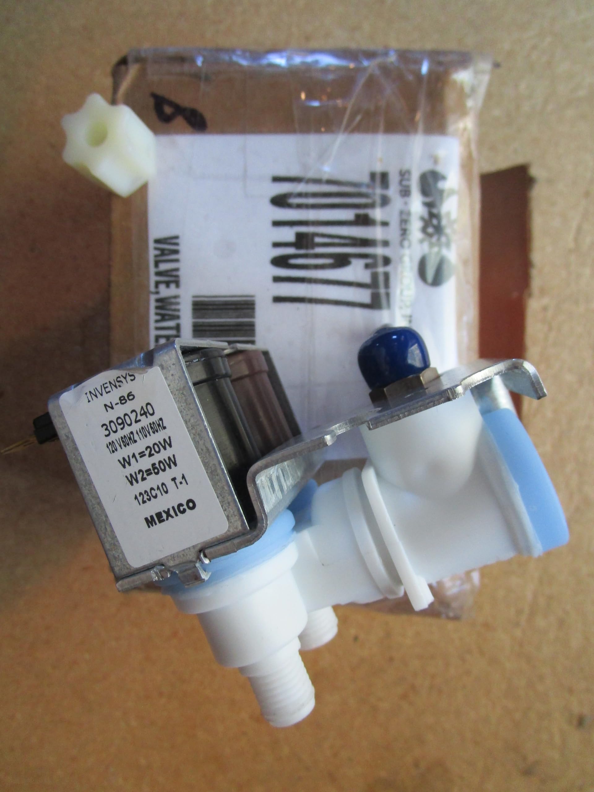 Sub-Zero 7014677 Dual Water Valve Replacement Part - WAS 3090280 - Compatible with Refrigerators & Ice Makers - Perfect for Kitchen Appliance Repair & Maintenance