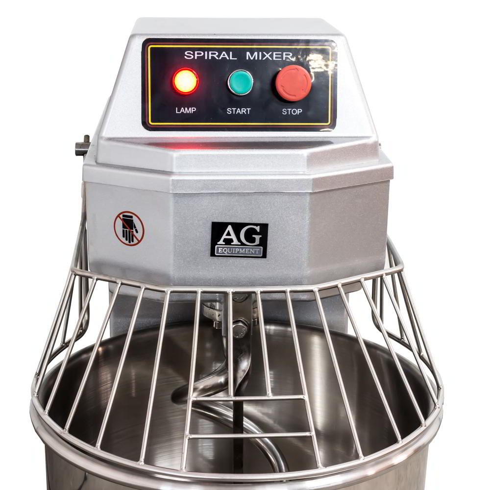 30L Commercial Spiral Mixer - Heavy Duty Dough Kneader for Bakeries, Pizza Shops & Restaurants | AG Brand Professional Baking Equipment