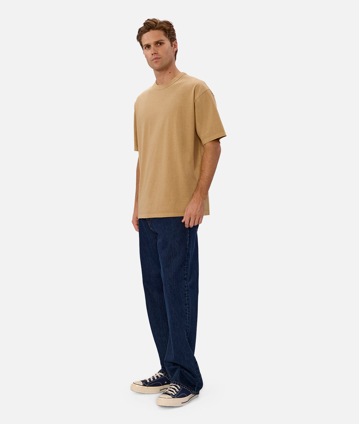 Del Sur Tee - Soft & Stylish Men's T-Shirt in Curry Color | Comfortable Casual Wear for Everyday Outfits & Street Style