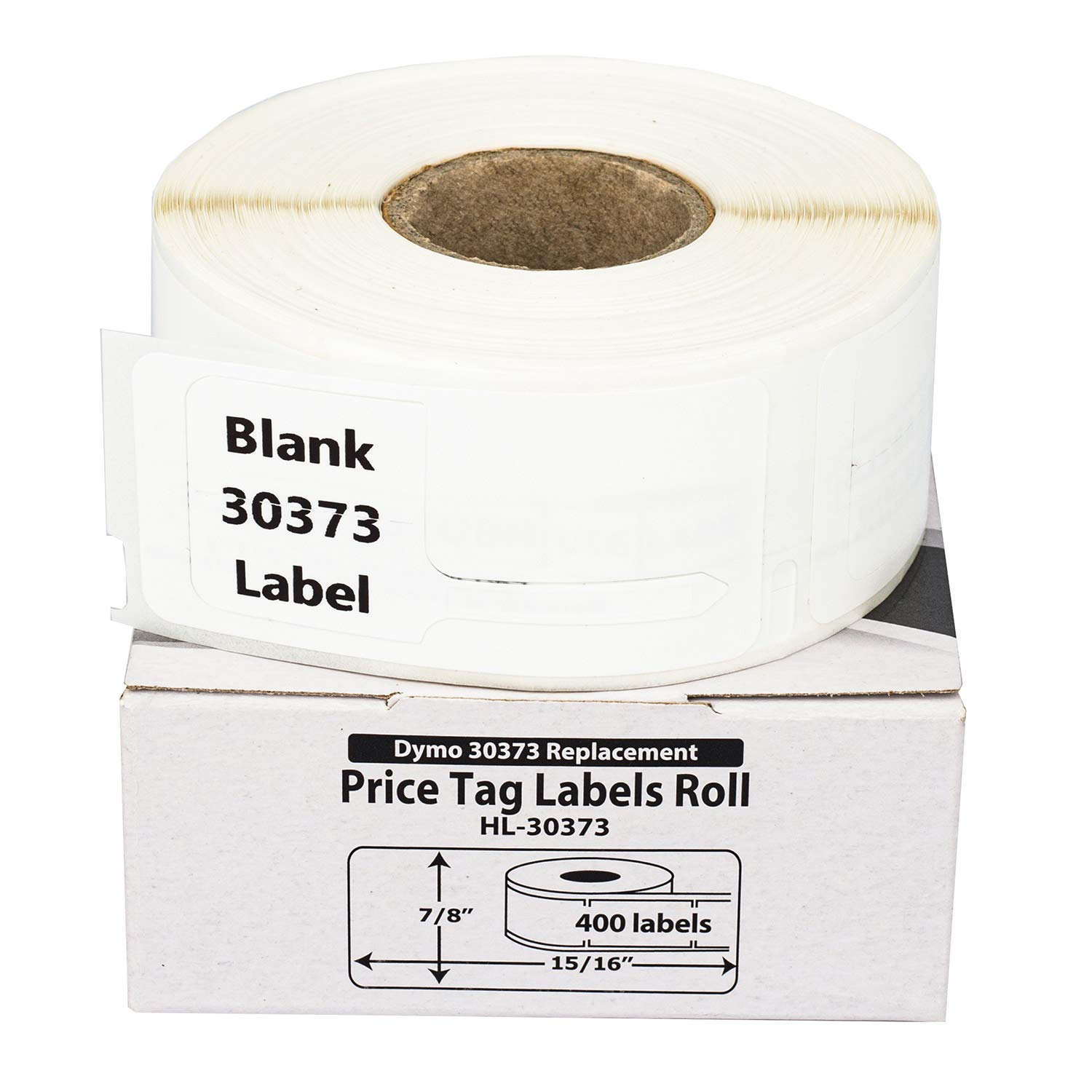 HOUSELABELS Compatible DYMO 30373 Retail Labels (7/8