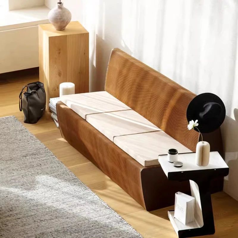 Italian Designer Bendable Sofa Bench - Modern Adjustable Living Room Furniture for Small Spaces | Perfect for Apartments, Lounges & Home Decor