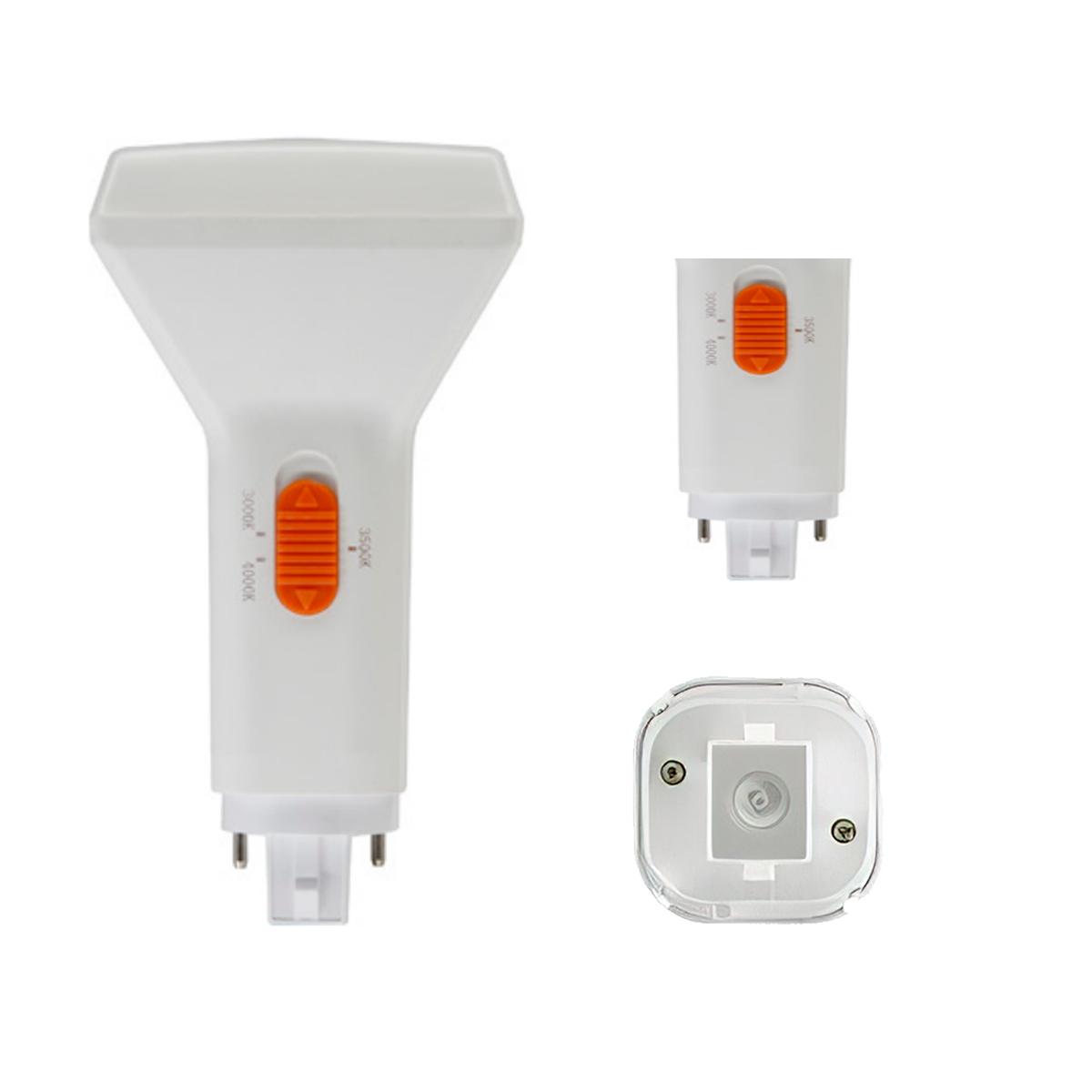 2 Pin PL LED Bulb - 9W, 1150 Lumens, Direct or Bypass Wiring, 3000K|3500K|4000K Color Temperature, G24d Base - Perfect for Recessed Lighting, Under Cabinet Lights & Commercial Fixtures