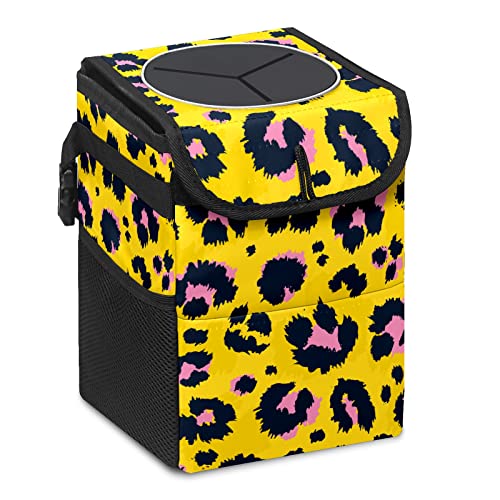 Leopard and tiger in yellow and black