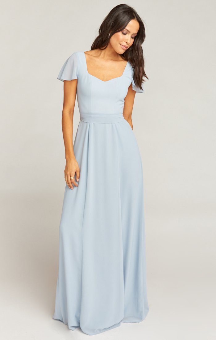 Marie Sweetheart Maxi Dress for Women - Flowy Summer Beach Dress with Ruffles & Slit | Perfect for Vacations, Weddings & Date Nights