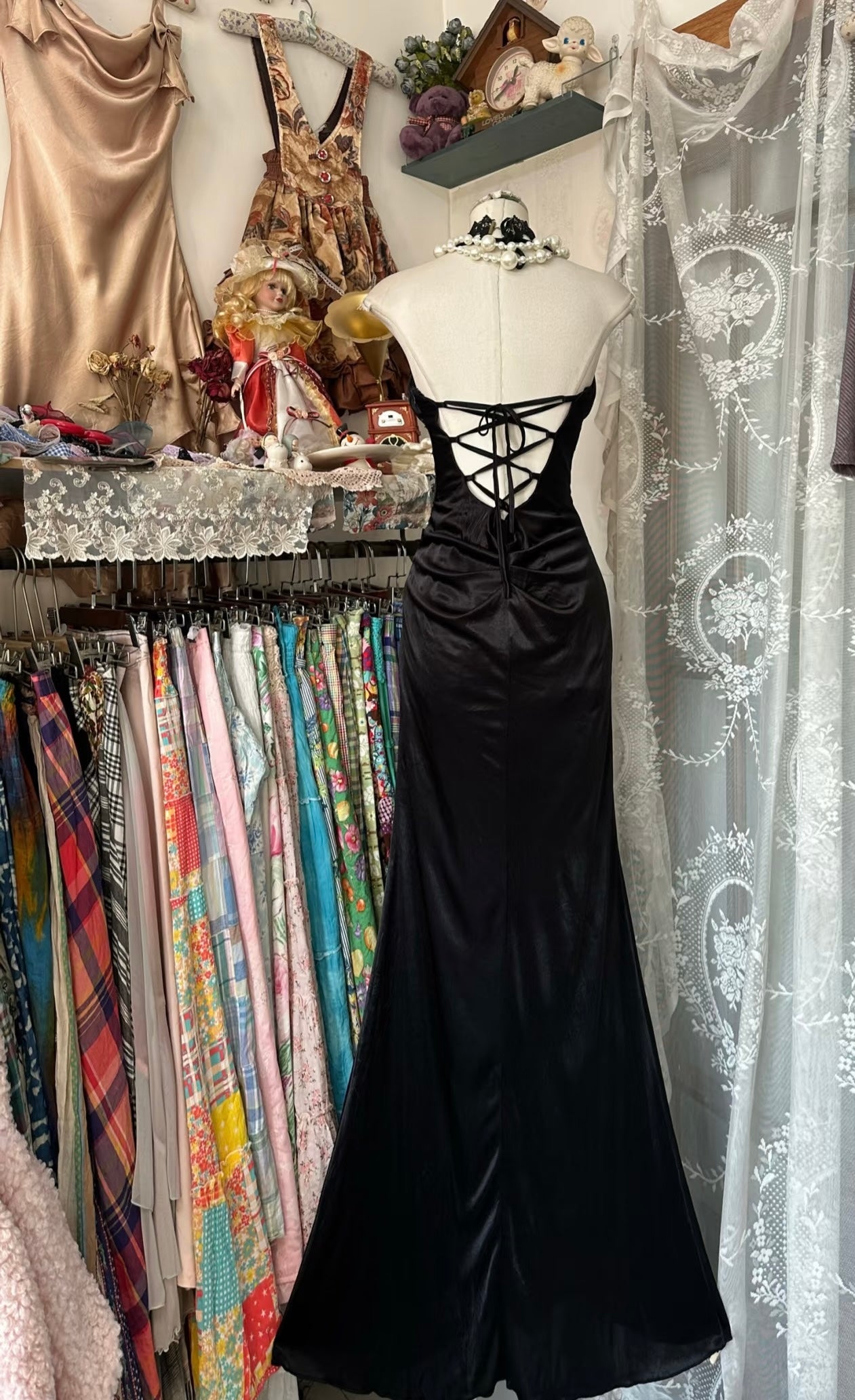 Elegant Black Mermaid Vintage Prom Dress - Satin Formal Evening Gown J6606 for Homecoming, Wedding, Party & Special Occasions