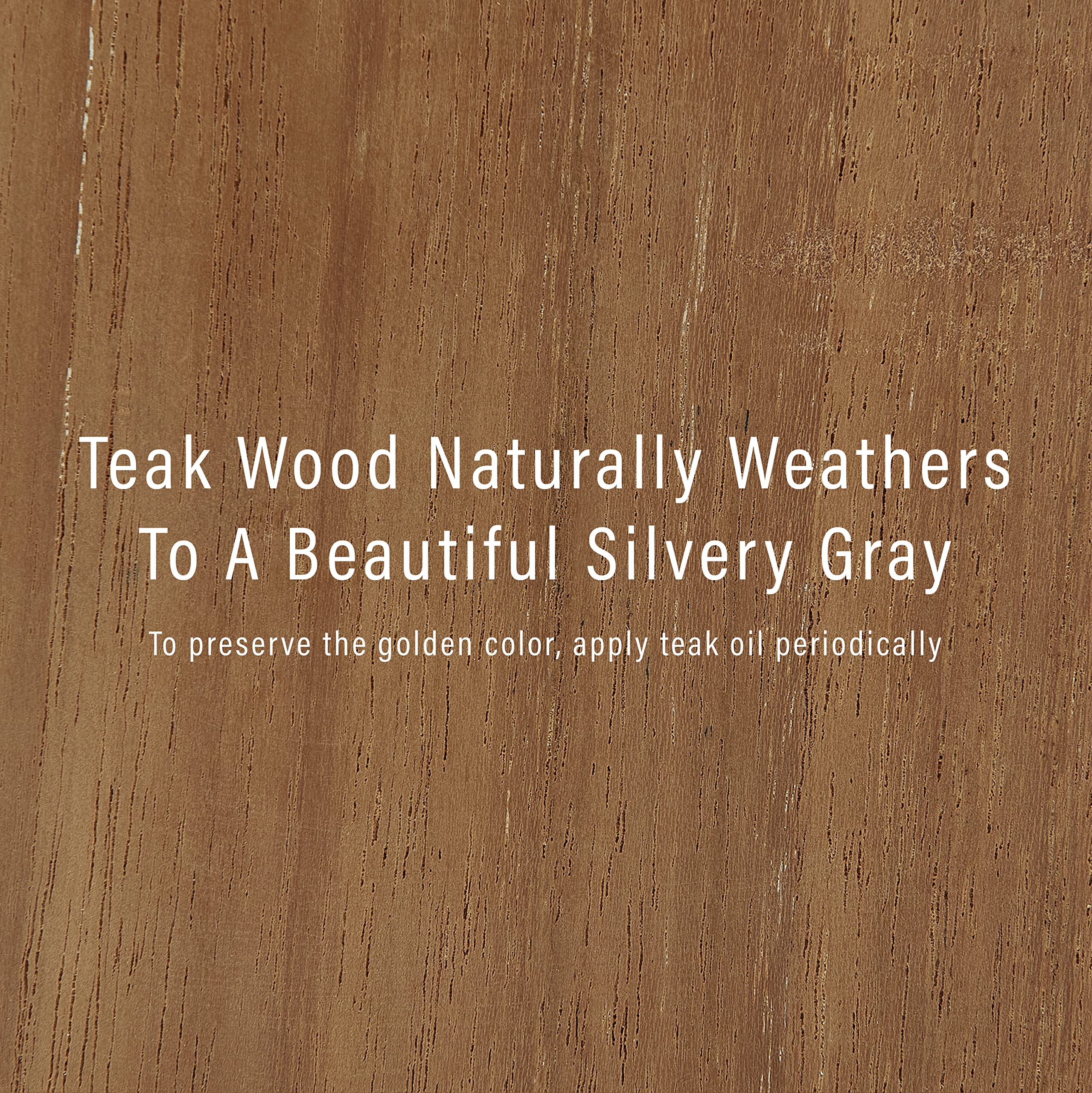 Crosley Olivier 2-Person Teak Wood Indoor Outdoor Bench - Patio, Garden, Porch Furniture - Weather-Resistant Teak Wood Bench for Outdoor Seating & Relaxation
