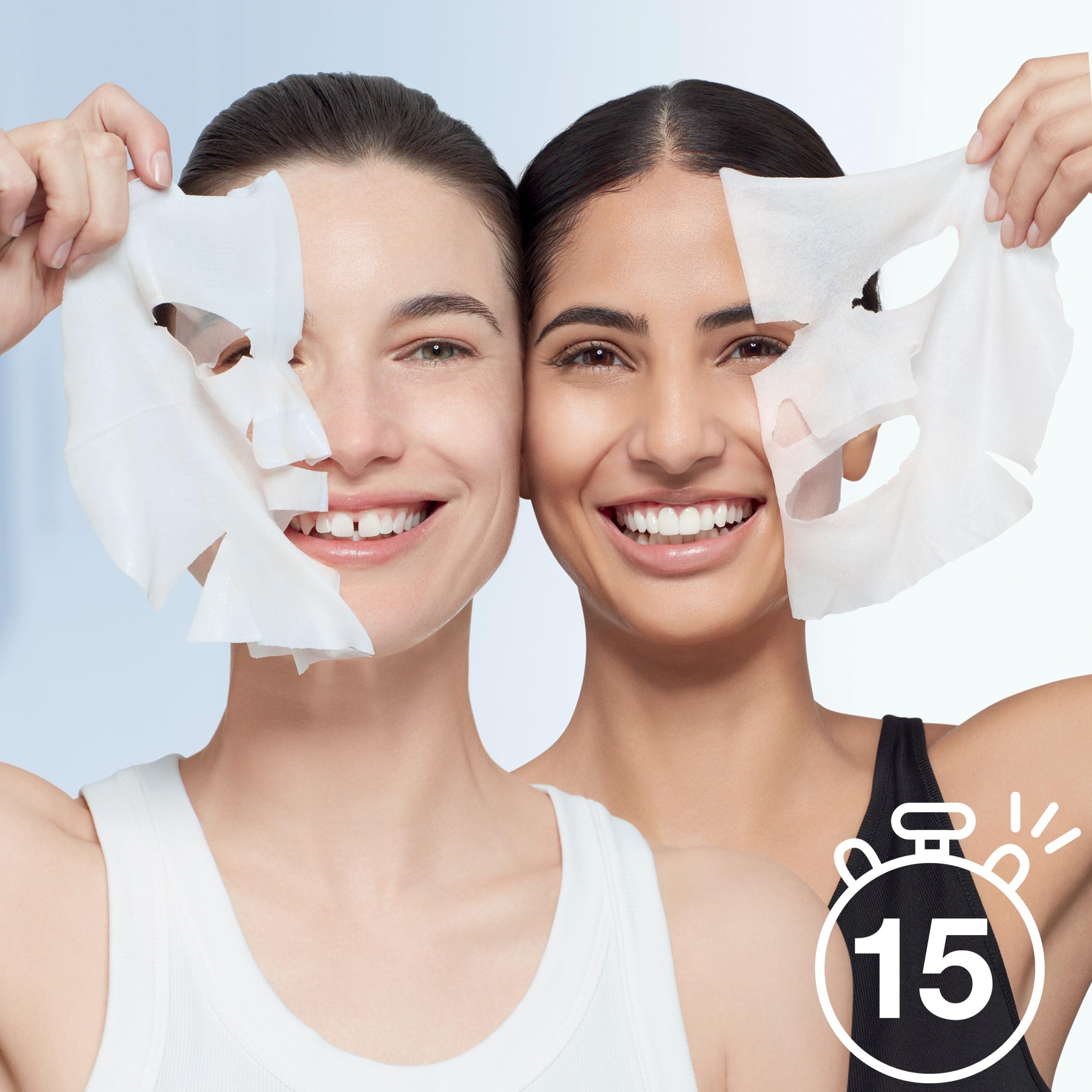 Garnier Nutri Bomb Milky Sheet Mask with Almond Milk & Hyaluronic Acid - Hydrating & Nourishing Face Mask for Glowing Skin - Vegan Tissue Mask for Dry Skin Care - Perfect for Nighttime Skincare Routine & Spa Days