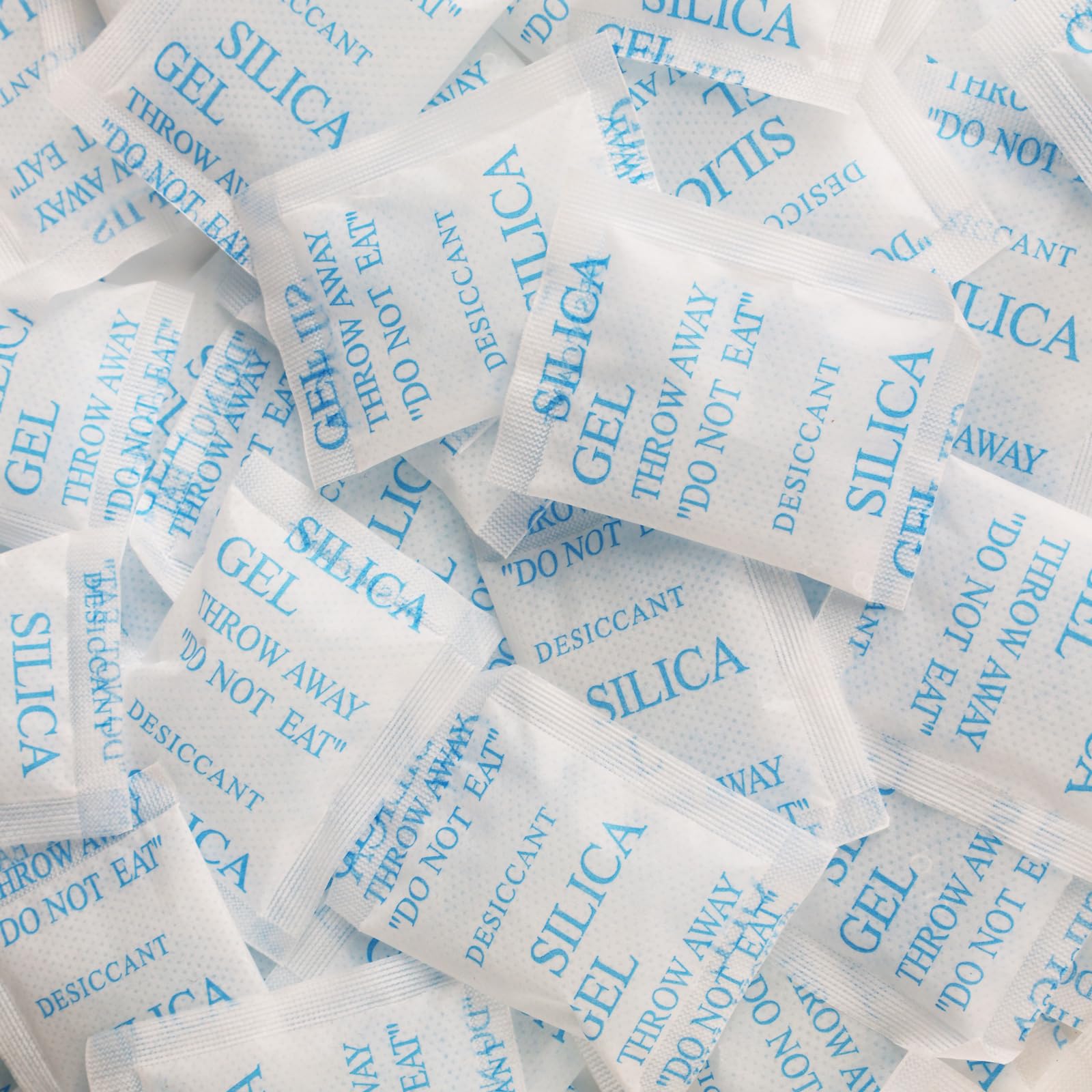 80 Pcs 5 Gram Silica Gel Packets - Moisture Absorber Desiccant Packs for Shoes, Jewelry, Closet & Food Storage | Reusable Dehumidifier Bags for Electronics, Storage Boxes & Damp Areas | Safe & Non-Toxic