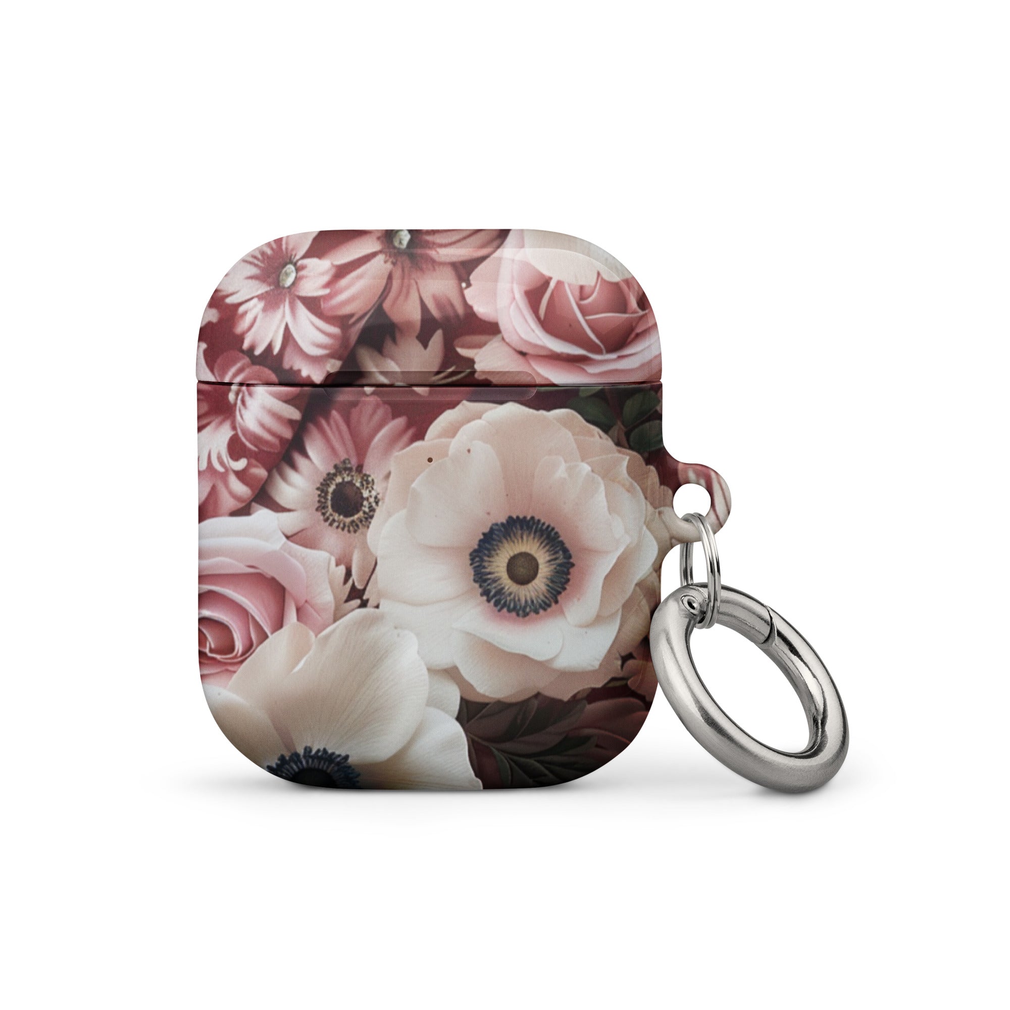 Floral Print AirPods Case - Cute Flower Design Protective Cover for Apple AirPods 1/2/3 & Pro - Perfect for Women, Girls, Spring & Summer Style Accessories