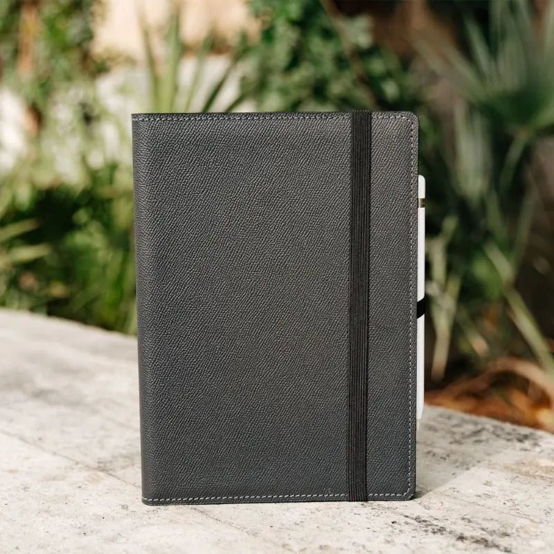 Premium Genuine Leather iPad Case - Slim Protective Cover for iPad Pro/Air/Mini - Perfect for Work, Travel & Everyday Use