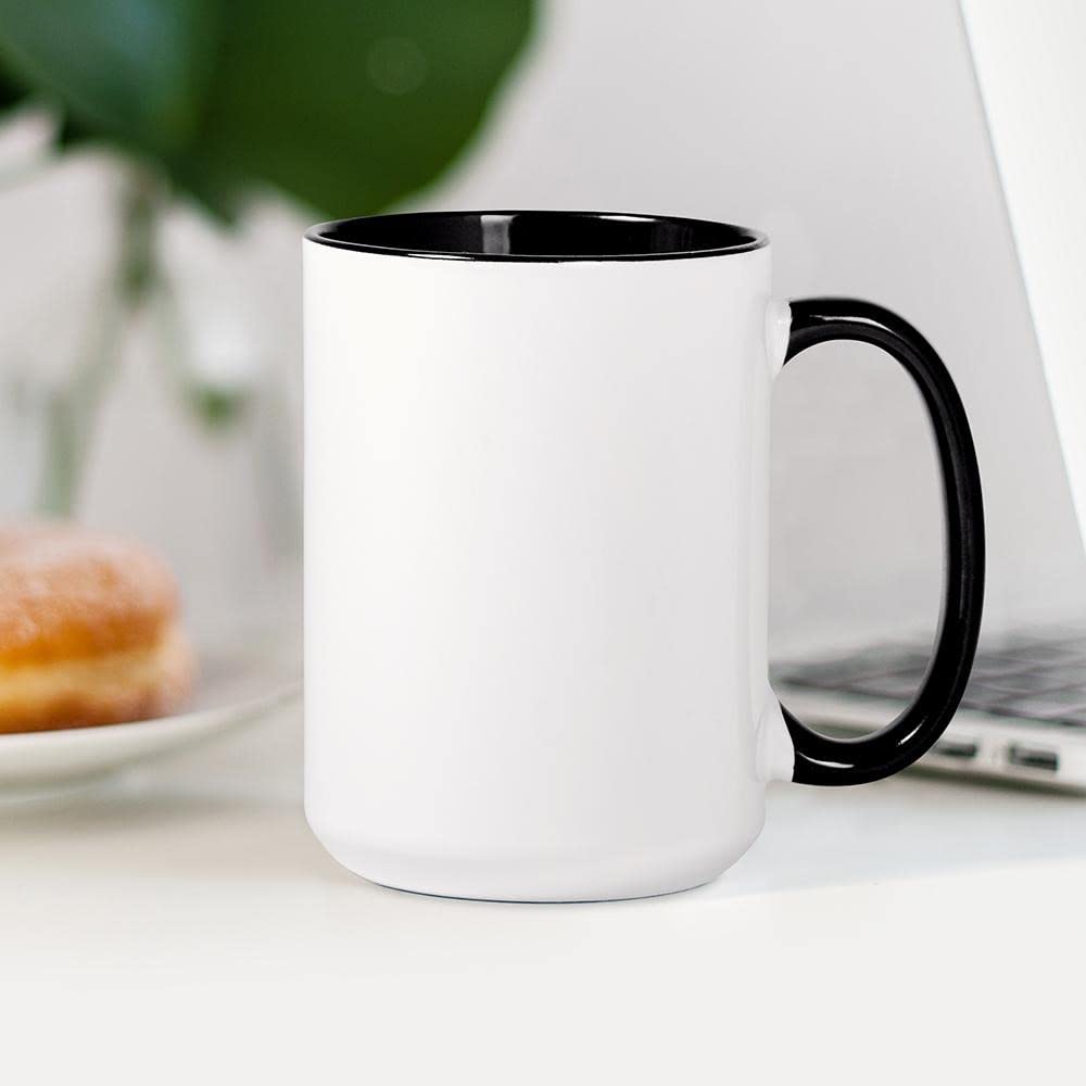 Don't Let The Bastards Get You Down 15oz Ceramic Coffee Mug - Large 444ml Insulated Tea Cup for Office, Home & Gifts - Funny Inspirational Quote Drinkware