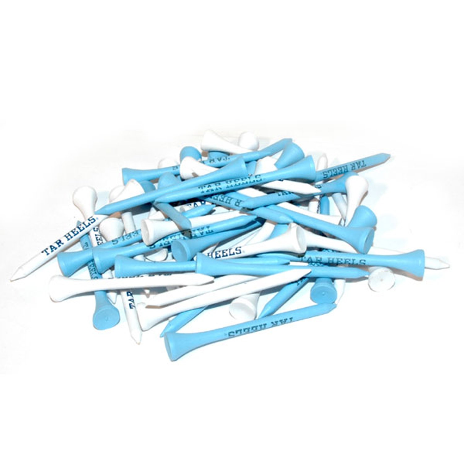 NCAA Team Golf Tees - Pack of 50 Premium Wooden Golf Tees for Driving Range & Course Play - Perfect for College Golf Fans & Tournament Practice