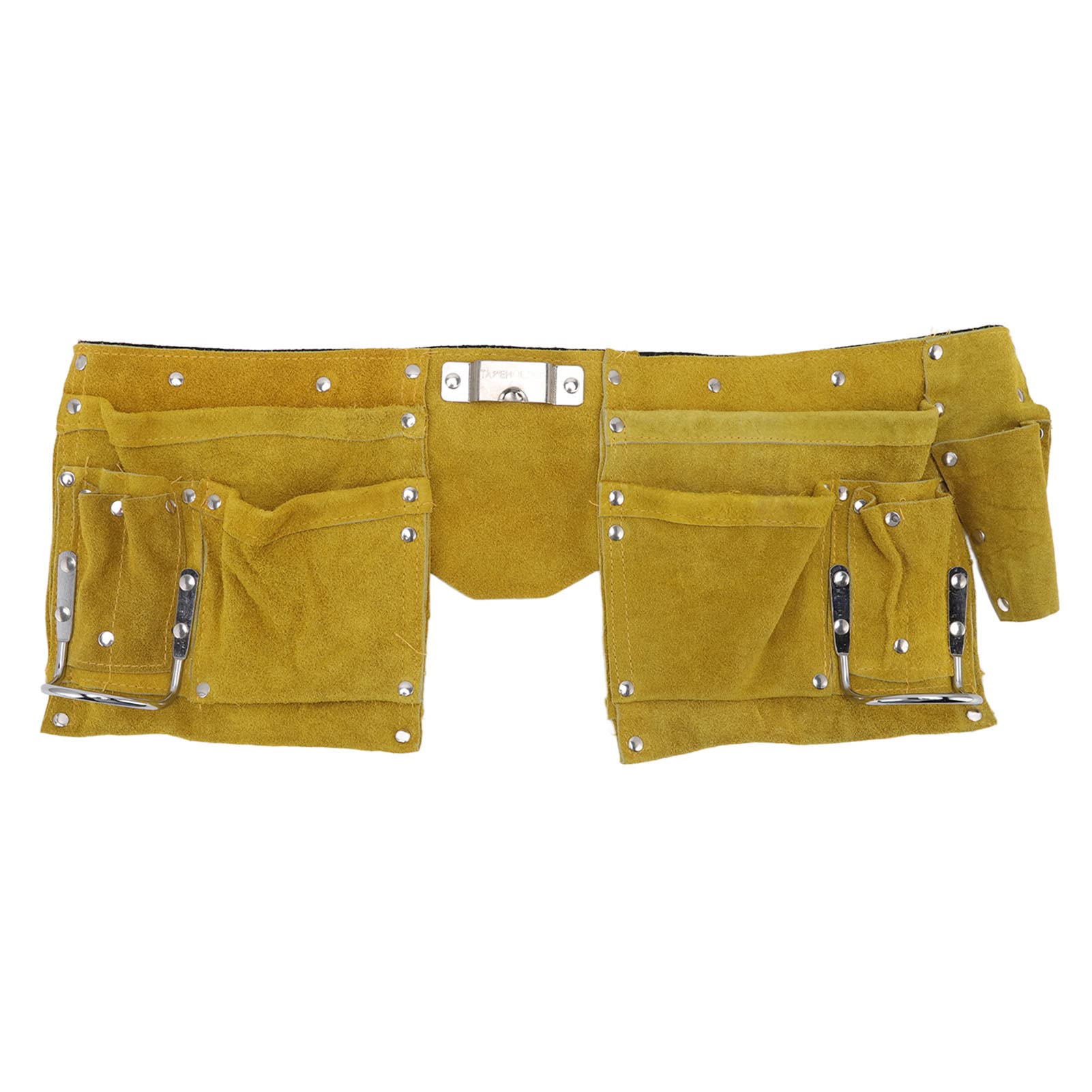 10-Pocket Carpenter Tool Belt with Quick Release Buckle - Heavy Duty Work Apron for Woodworkers, Framers, Contractors & Plumbers - Ideal for Construction Sites & DIY Projects