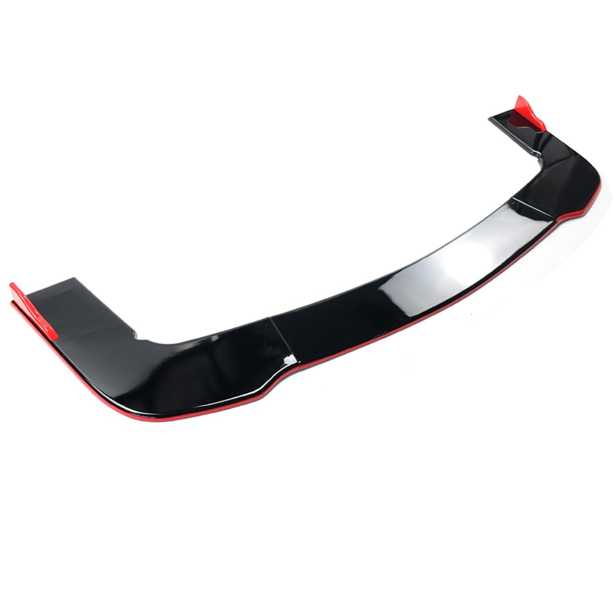Glossy Black & Red Line Front Lip Splitter Spoiler Kit for Dodge Challenger SXT/SRT/Hellcat (2012-2022) - 3PC Bumper Lip Set - Aggressive Styling & Street Performance Upgrade