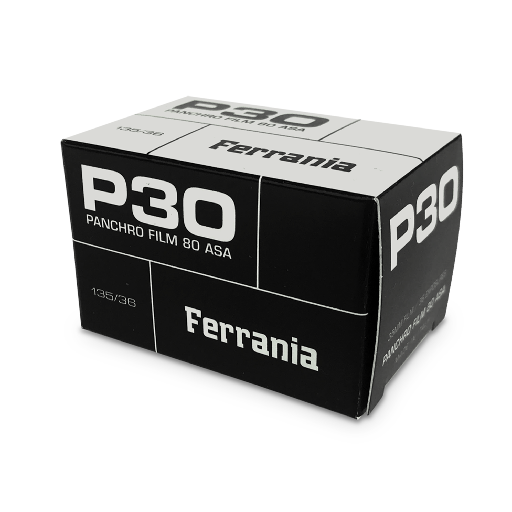 Ferrania P30 80 Black & White Negative 35mm Film - 36 Exposures Single Roll for Classic Photography & Vintage Film Cameras