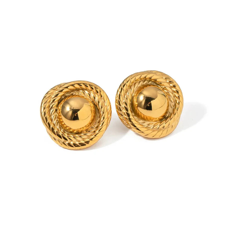 Annalisa Gold Earrings for Women - Elegant Dangle Hoop Earrings for Party, Wedding & Everyday Wear