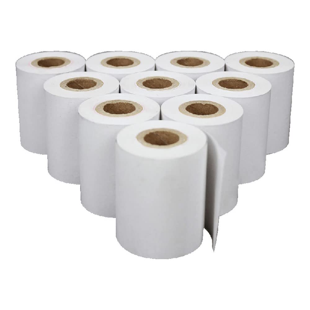 Adam Equipment 3126011281 Thermal Printer Paper - 10 Pack for ATP Printers | Perfect for Receipts, Labels & Barcode Printing in Retail, Restaurants & Warehouses