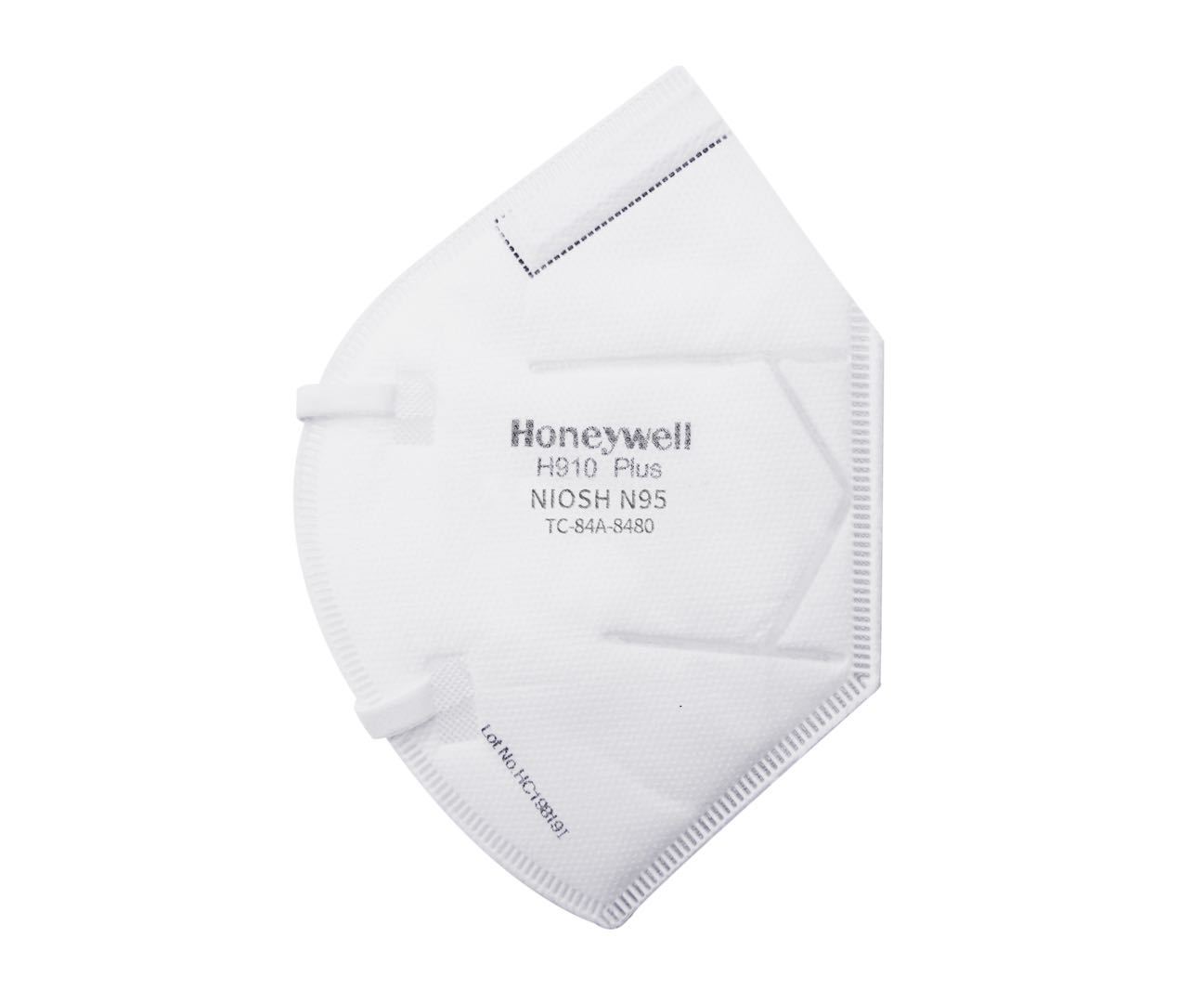 Honeywell N95 H910 Plus NIOSH Approved Respirator Mask - 20 Pack, Comfortable & Breathable for Construction, Woodworking, and Dust Protection