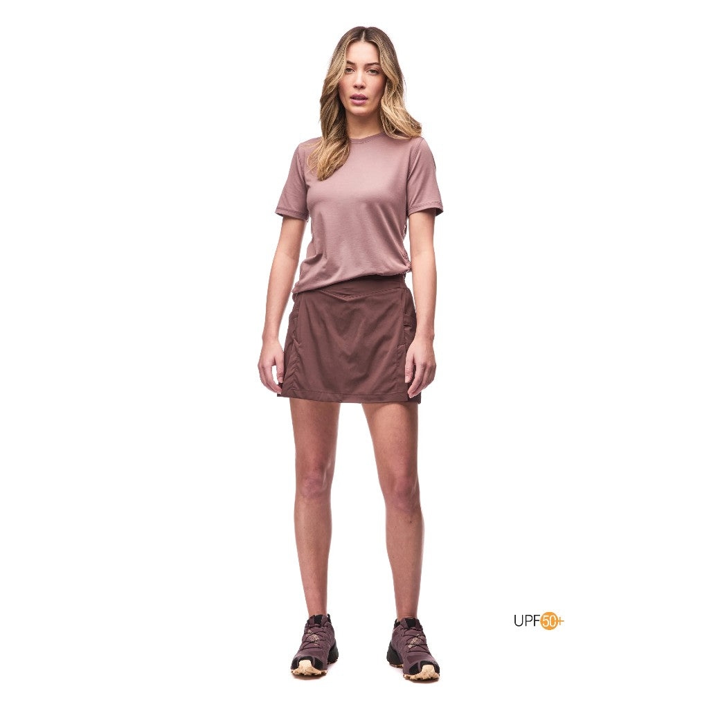 Indyeva Ulendo V Skort - Women's Athletic Skirt with Built-in Shorts for Running, Tennis & Yoga | Comfortable & Stylish Activewear