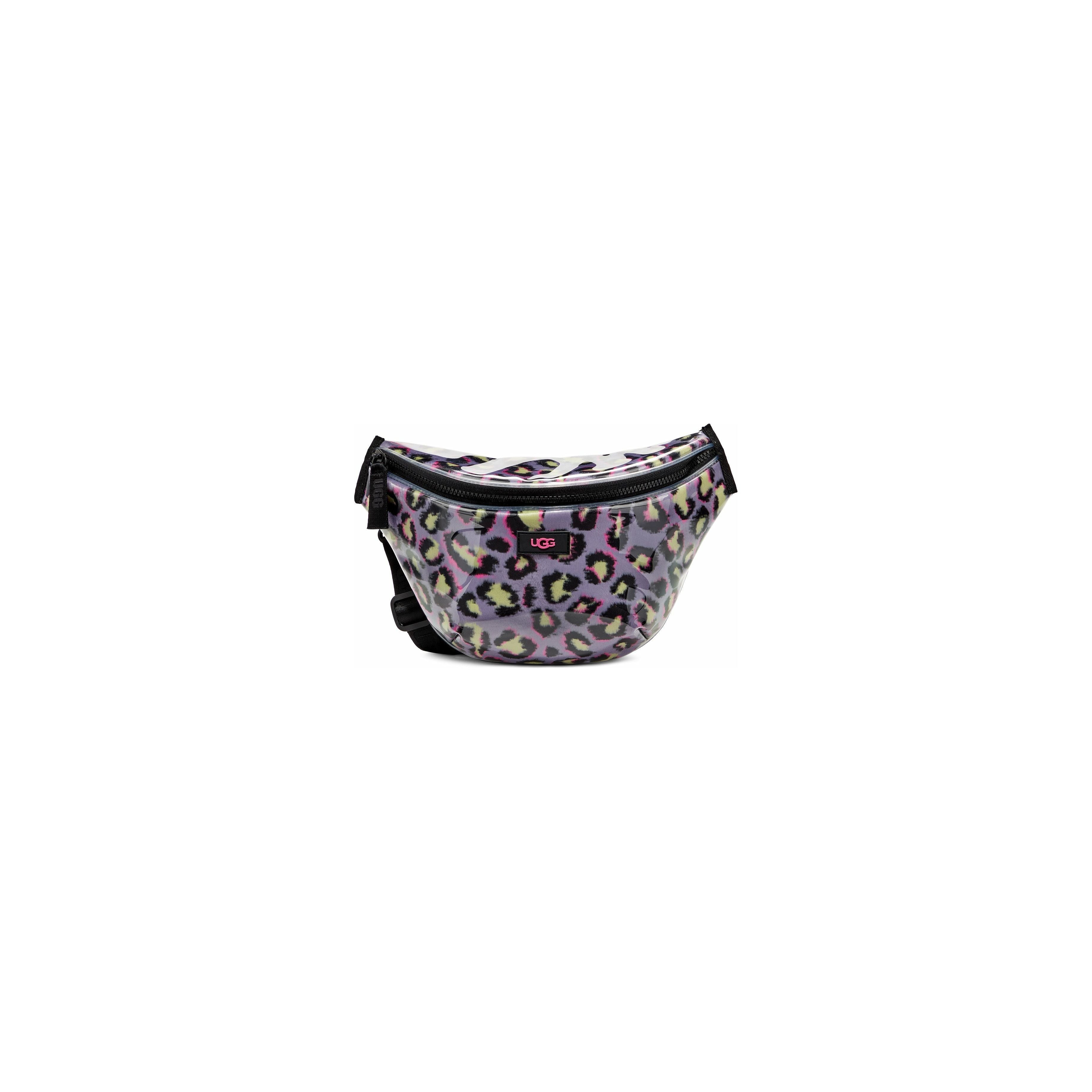 UGG Nasha Belt Bag - Black Spotty Clear Crossbody Fanny Pack for Women | Hands-Free Waist Bag for Travel, Running & Everyday Use
