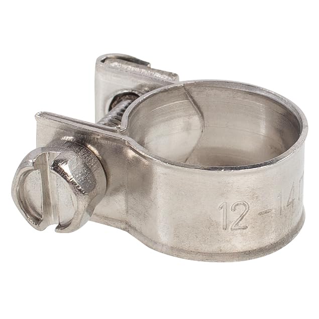Shark 12290 0.1875-Inch Stainless Steel Hose Clamps - Pack of 2 - Heavy Duty Automotive, Marine & Plumbing Hose Clamps for Secure Connections