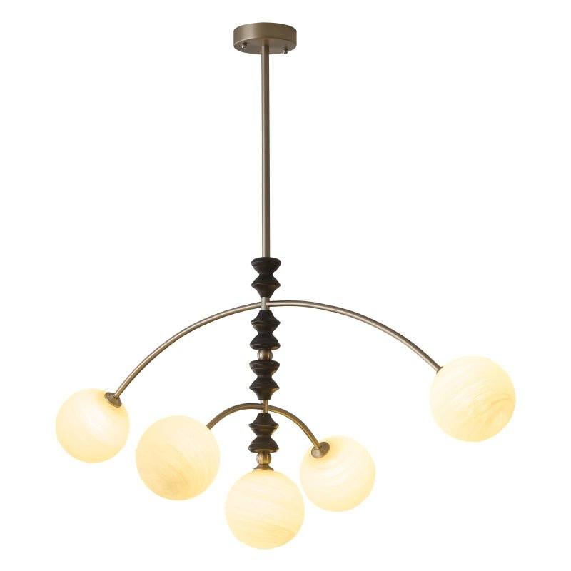 Astrium Arc Chandelier - Modern Crystal Ceiling Light Fixture for Dining Room, Living Room & Bedroom | Elegant Lighting for Home Decor & Interior Design