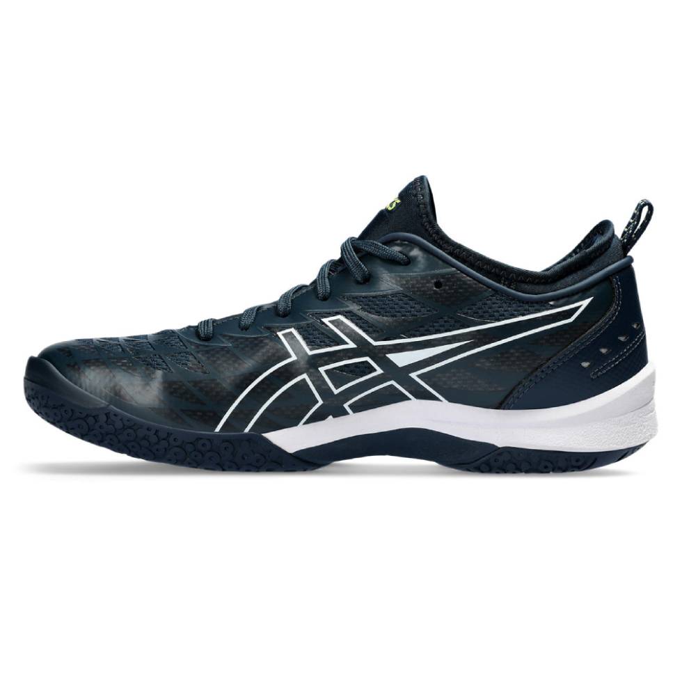 ASICS Blast FF 3 Men's Indoor Court Shoes - Navy/White - Volleyball & Badminton Shoes for Men - Lightweight & Supportive for Indoor Sports