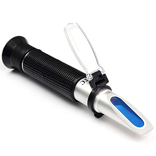 0-18% Brix Handheld Refractometer - Sugar Content Tester for Fruits, Juices, Wine & Honey | Portable Hydrometer for Home Brewing, Winemaking & Agriculture