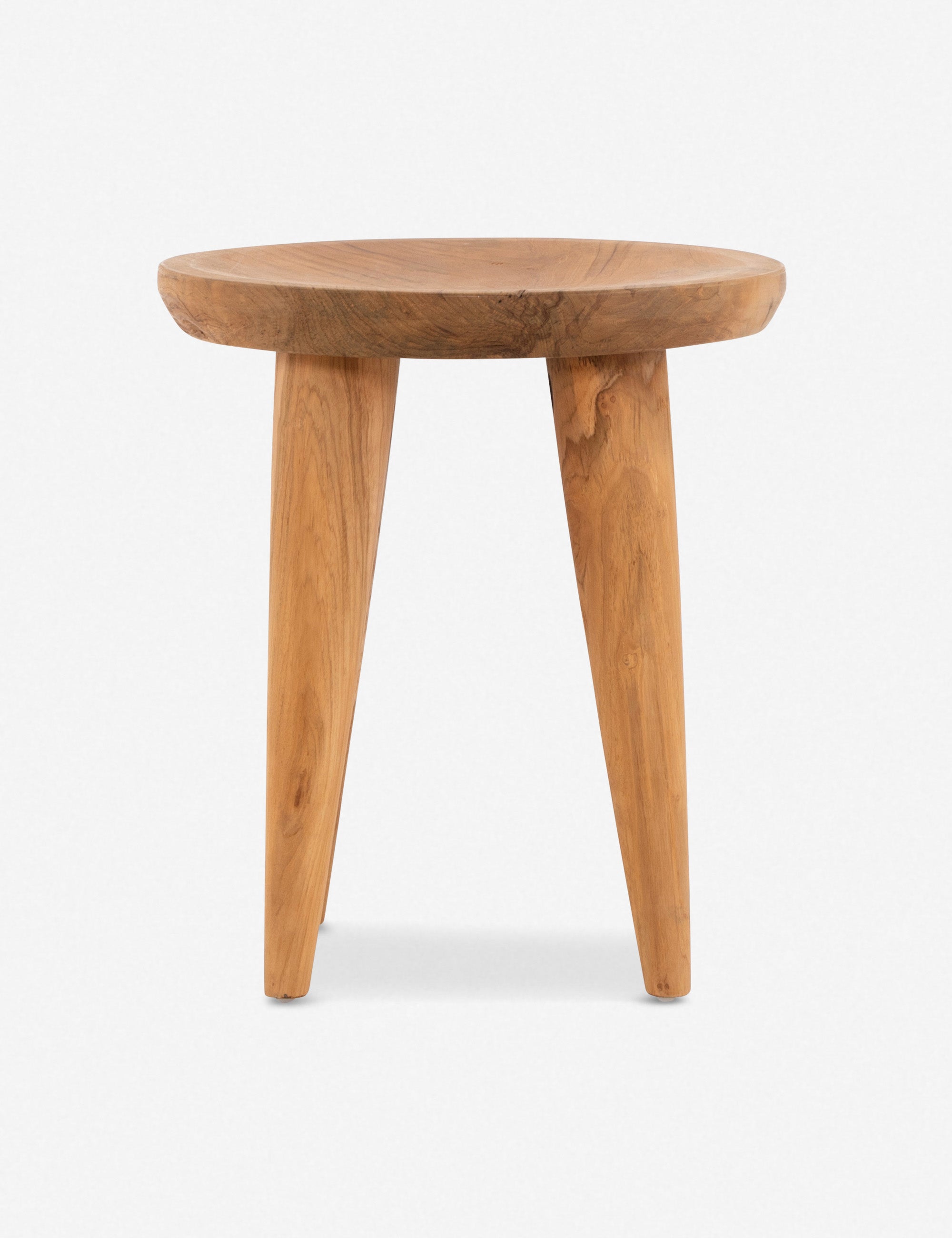 Clarabelle Round Indoor/Outdoor Stool - Durable Weather-Resistant Patio & Garden Seating - Perfect for Poolside, Deck, or Indoor Decor