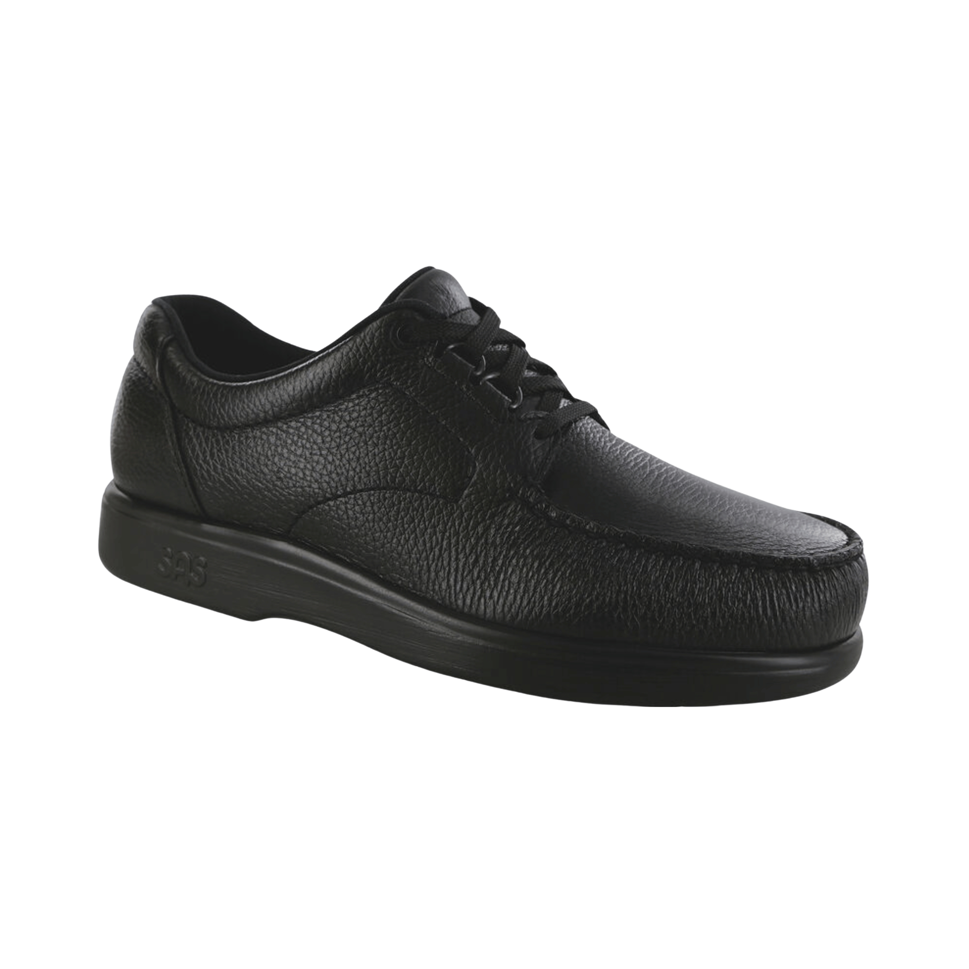 Men's Bout Time Lace Up Loafers - Black Extra Wide Width Comfortable Dress Shoes for Business Casual & Office Wear