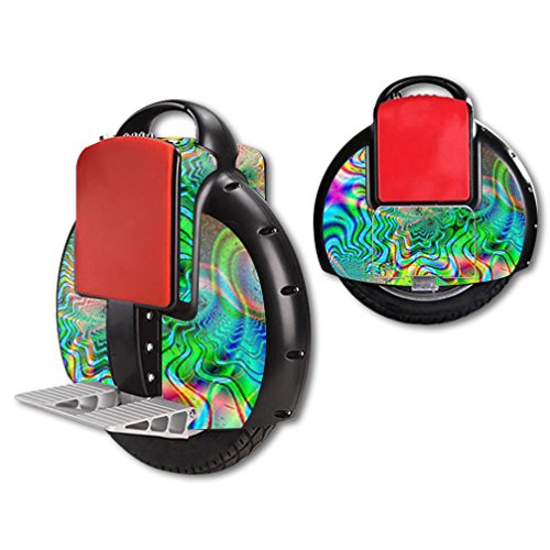 MightySkins Protective Wrap Cover Sticker for Airwheel X3 Self-Balancing Electric Unicycle - Psychedelic Design | Waterproof & Scratch-Resistant | Perfect for Commuting, Urban Travel & Outdoor Adventures