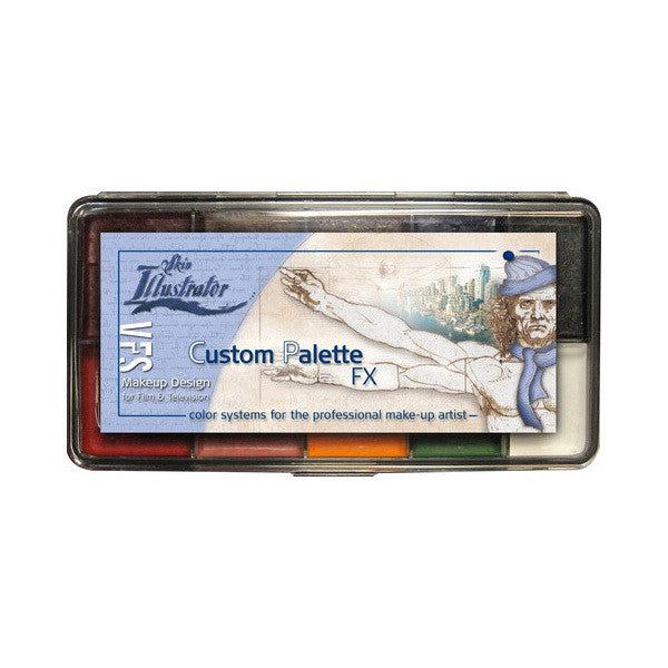 Skin Illustrator VFS FX Palette - Professional Makeup Palette for Special Effects & Body Painting - Perfect for Halloween, Cosplay, and SFX Artists