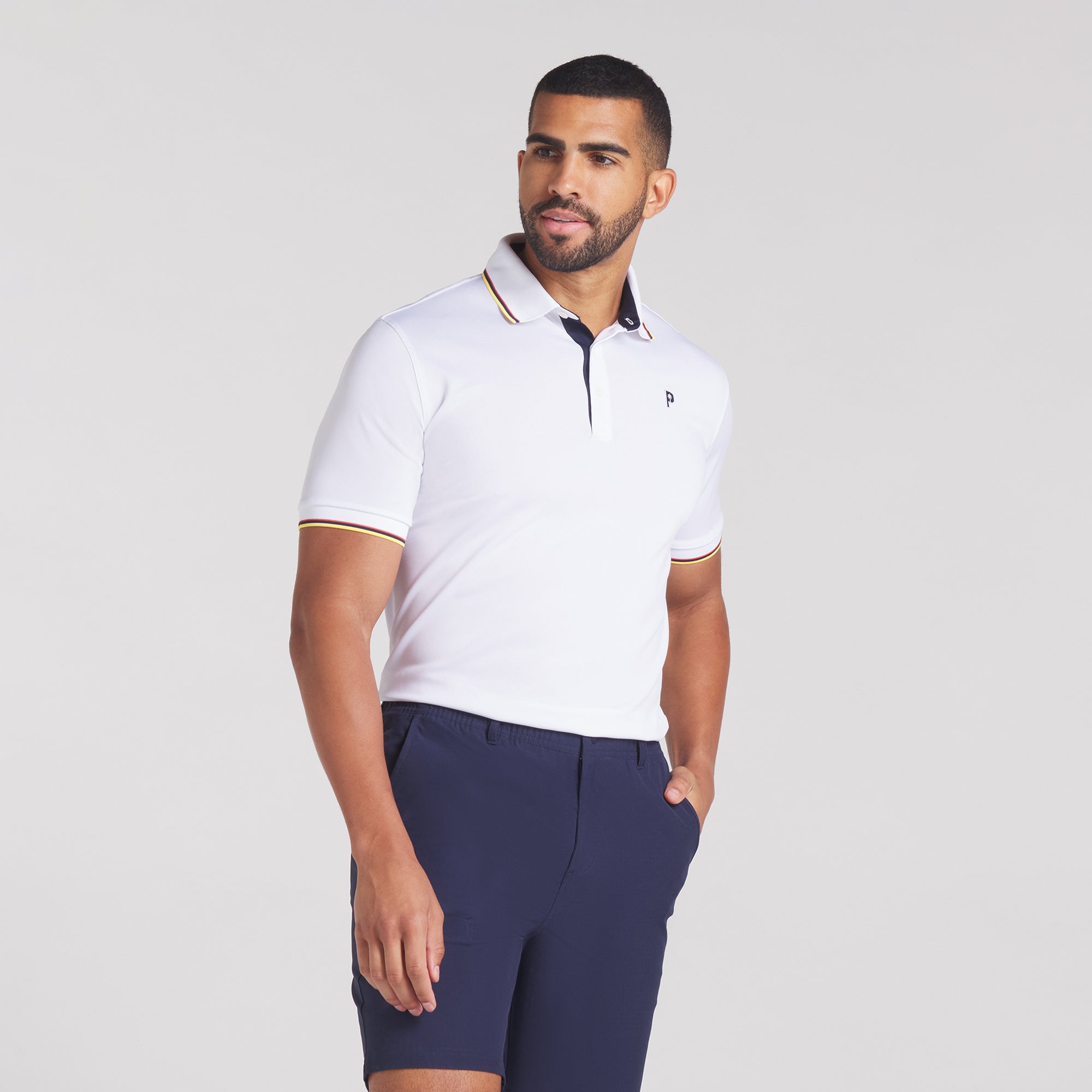 Puma x PTC Tipped Golf Polo Shirt for Men - Breathable Performance Golf Shirt with Moisture-Wicking Technology - Perfect for Golf Tournaments, Casual Wear & Outdoor Sports
