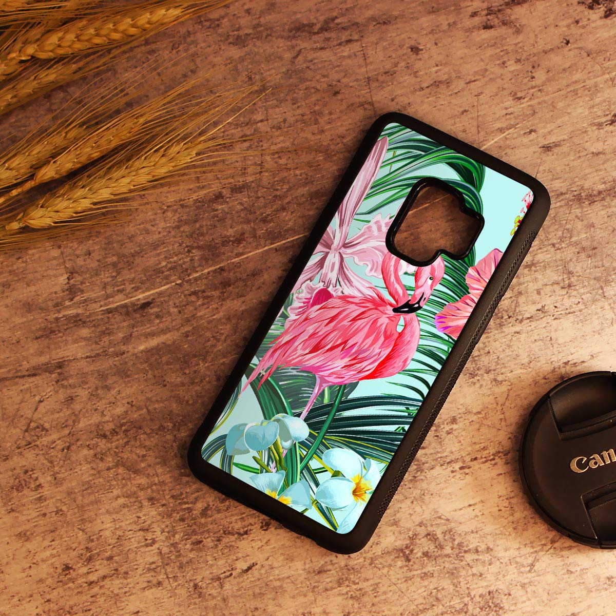 Durable Protective Soft Back Case for Samsung Galaxy S9 - Tropical Flamingo Design | Shockproof Phone Cover | Perfect for Outdoor Activities, Travel & Daily Use