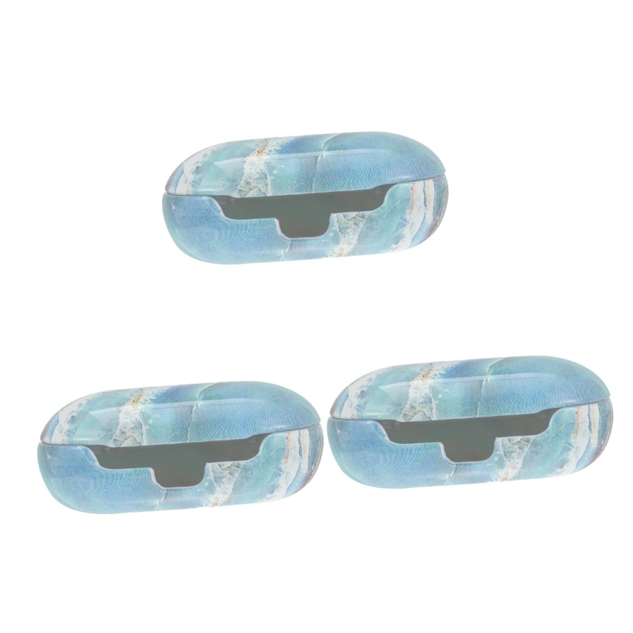 Mikikit 3-Pack Beautiful Headphone Case - Anti-Fall Protective Storage Holder for Headsets & Earphones | Perfect for Travel, Office, and Home Organization