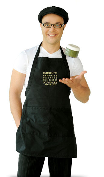 Eminence Organics Apron - Premium Organic Cotton Kitchen Apron for Cooking & Baking - Perfect for Chefs, Home Cooks & BBQ Enthusiasts