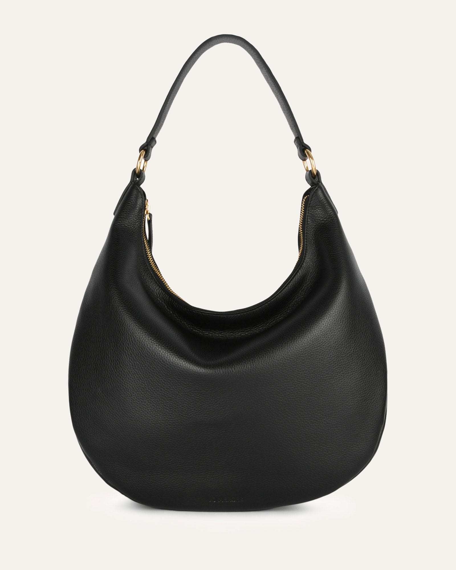 MARGO Black Leather Shoulder Bag for Women - Stylish & Durable Crossbody Purse - Perfect for Work, Travel & Everyday Use