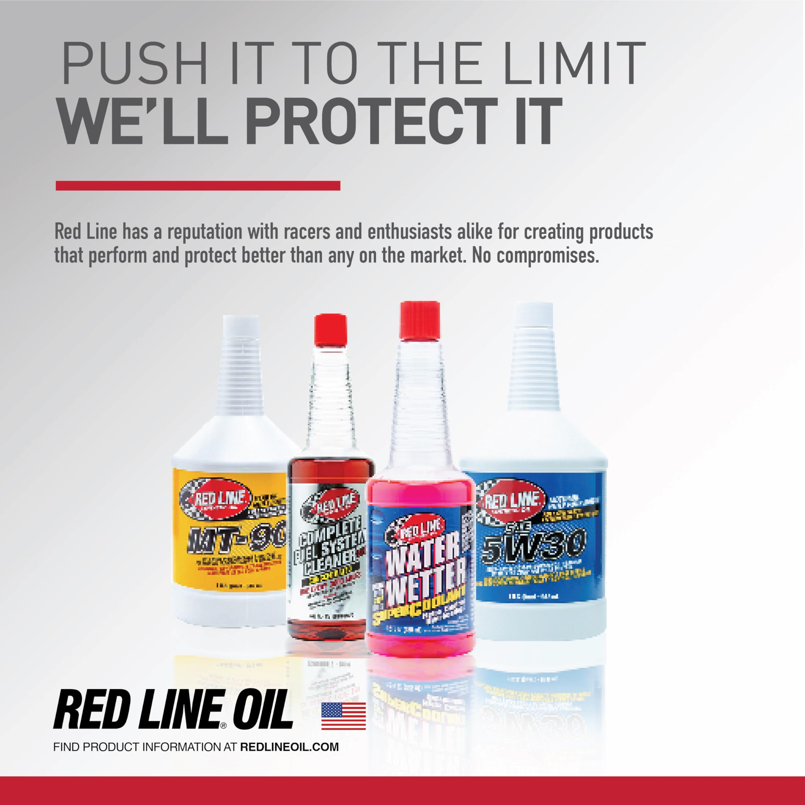 Red Line 10405 40WT Synthetic Race Motor Oil (15W40) - 1 Gallon (4 Pack) - High Performance Engine Protection for Racing, Track Days & High Mileage Vehicles