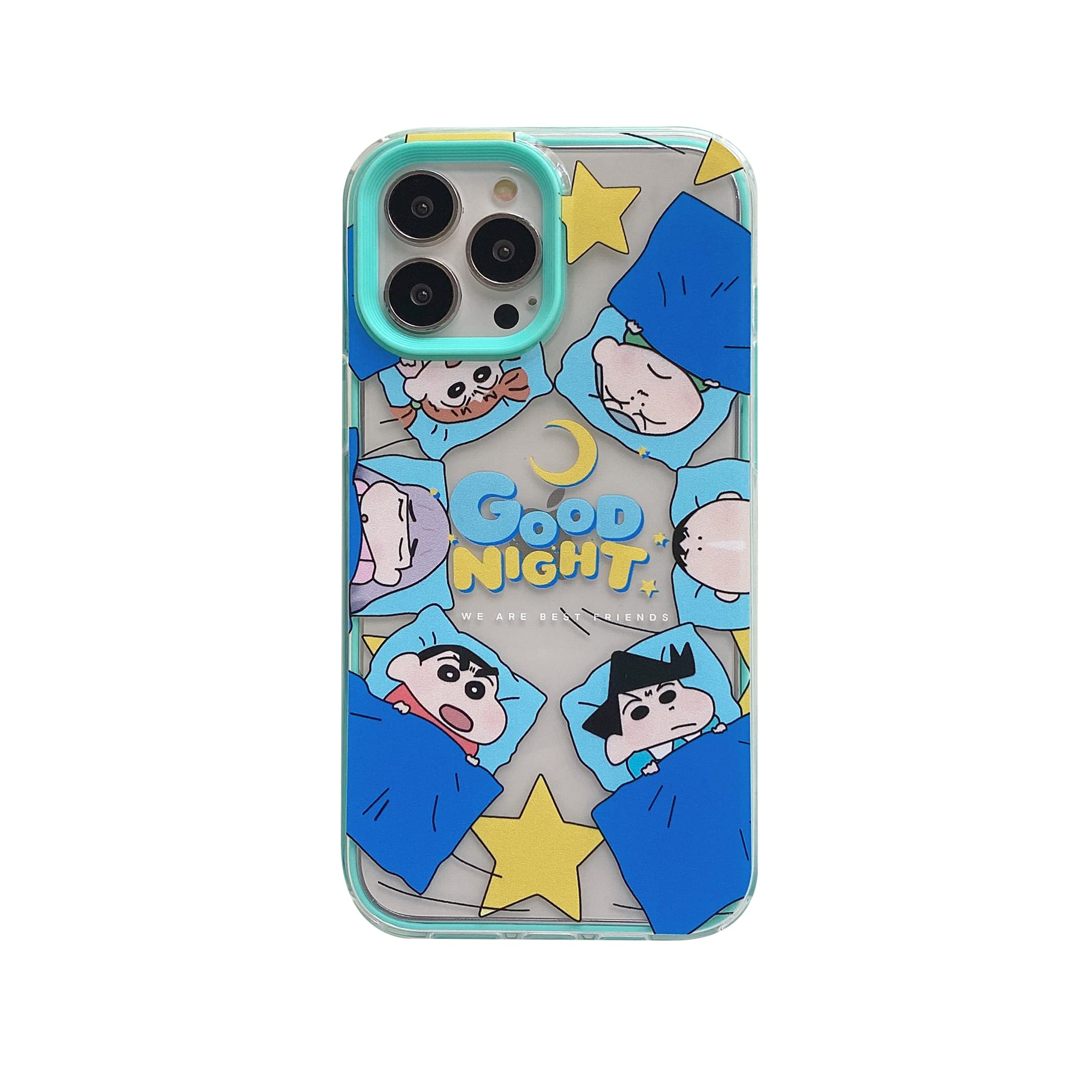 MOQINO Cartoon Kawaii Shockproof TPU Soft Phone Case for iPhone 7 Plus/8 Plus - Cute Border Design & Drop Protection | Perfect for Daily Use, School & Travel