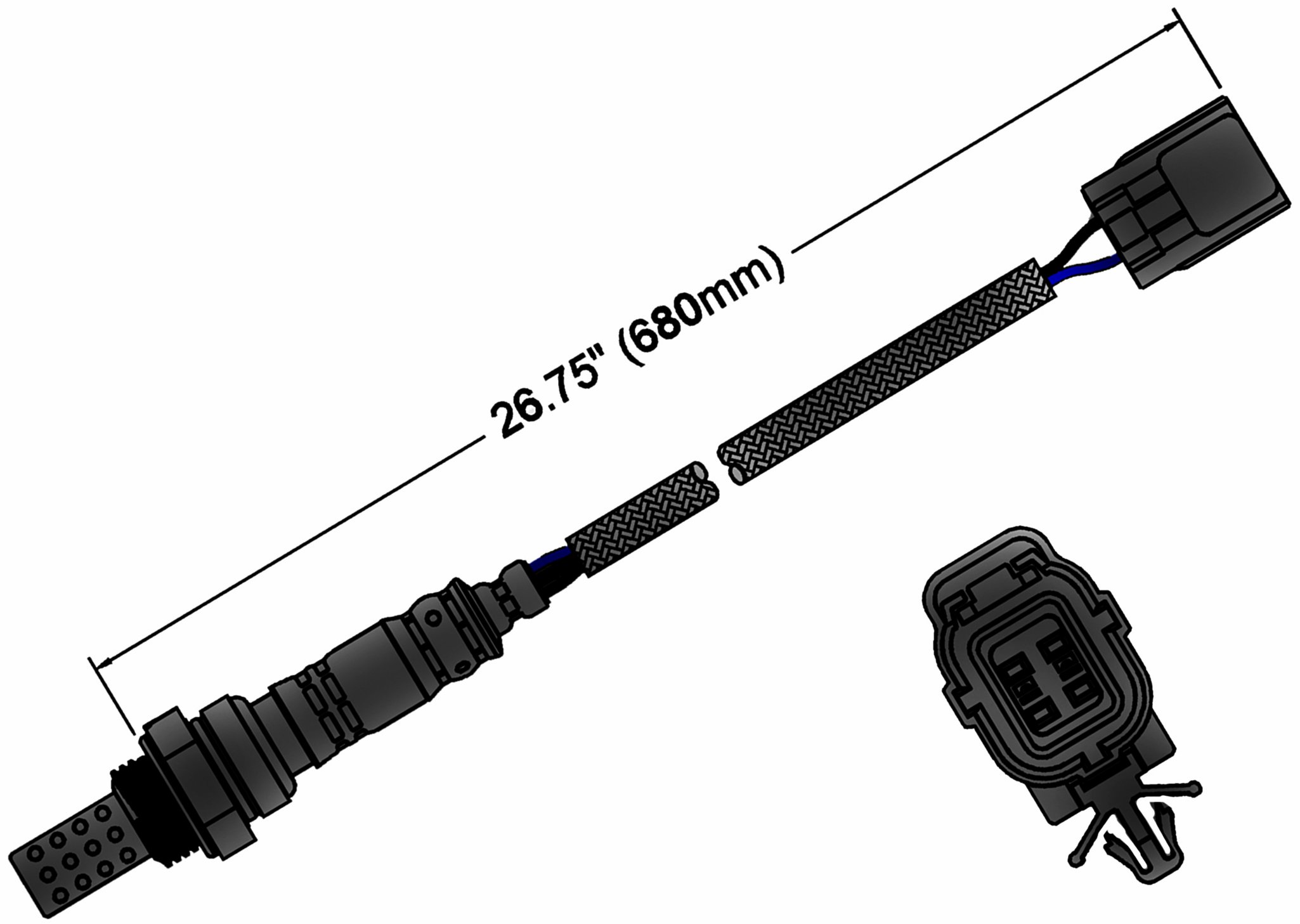 ACDelco Gold 213-1405 Heated Oxygen Sensor - Compatible with Select GM Vehicles - Improve Engine Performance & Fuel Efficiency - Perfect for Daily Commuting & Highway Driving