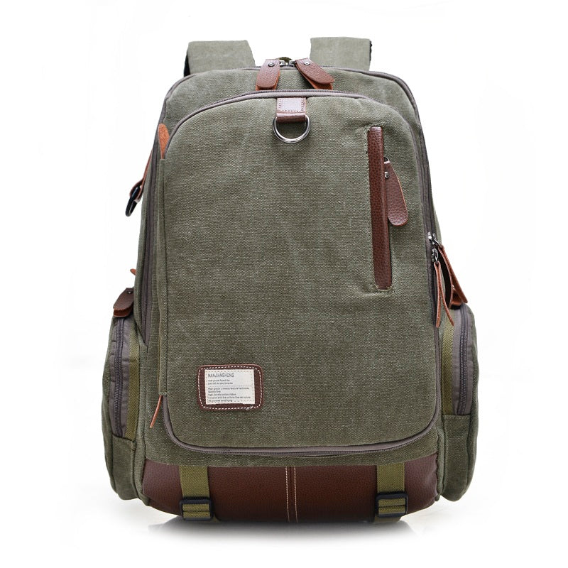 Durable 16-Inch Canvas Laptop Backpack for Travel & Work | Water-Resistant College School Backpack | Perfect for Commuting, Business Trips & Daily Use