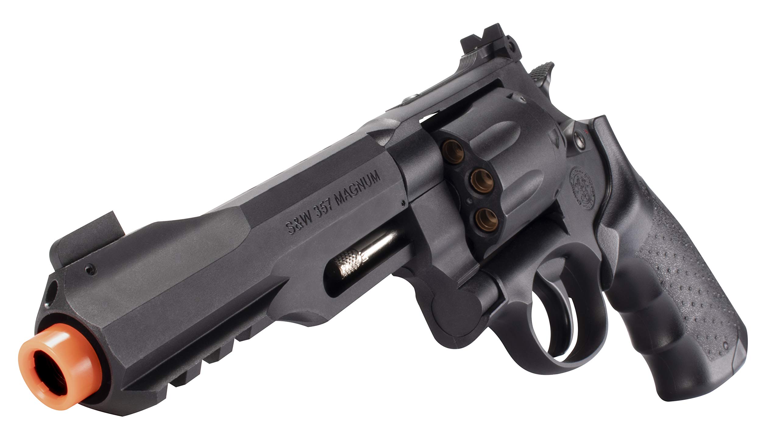 Smith & Wesson M&P R8 6mm BB Pistol Airsoft Gun Revolver - Realistic CO2 Powered Airsoft Pistol for Target Shooting & Training | Perfect for Backyard Practice, Airsoft Games & Tactical Training