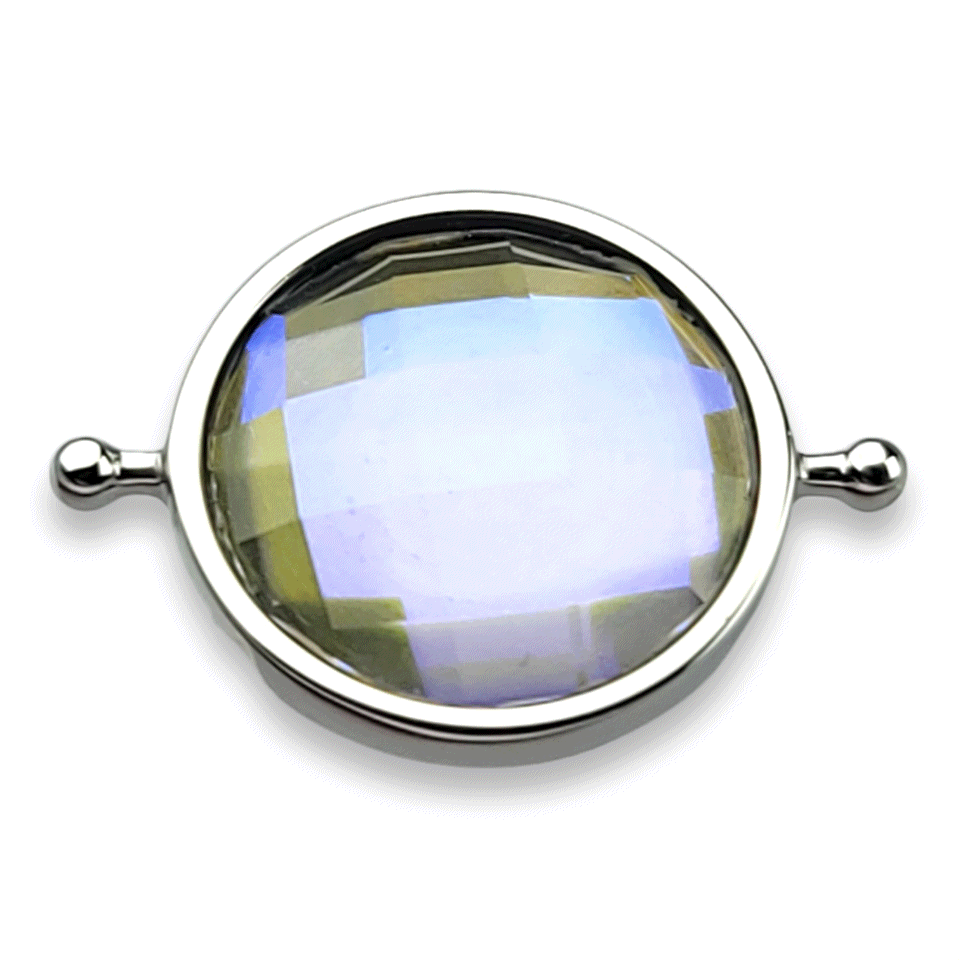 Light Pink and Lavender Kaleidoscope Element - Stained Glass Window Decoration for Home, Office & Party Decor