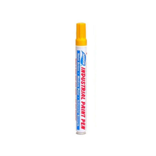 Aervoe 1222 Yellow Medium Point Felt Tip Heavy Duty Marking Pen - Industrial, Construction & Warehouse Use for Durable Labeling