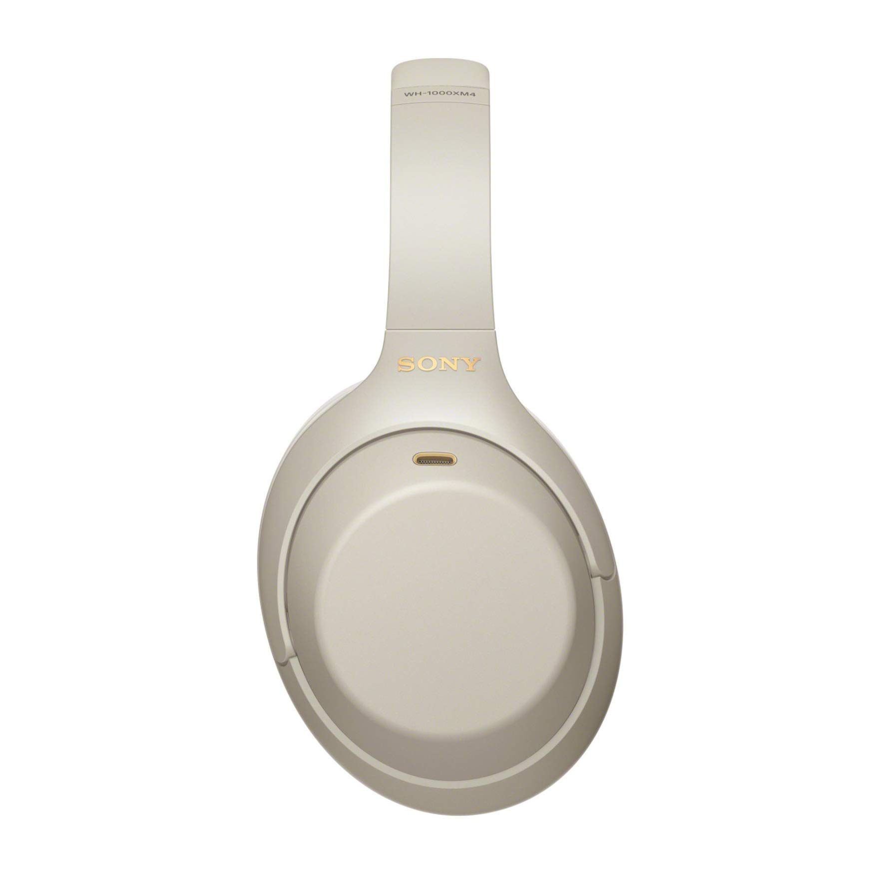 Sony WH-1000XM4 Wireless Bluetooth Noise Cancelling Over-Ear Headphones with Built-in Mic (Silver) + Premium Headphone Stand Holder - Perfect for Travel, Office & Home Use