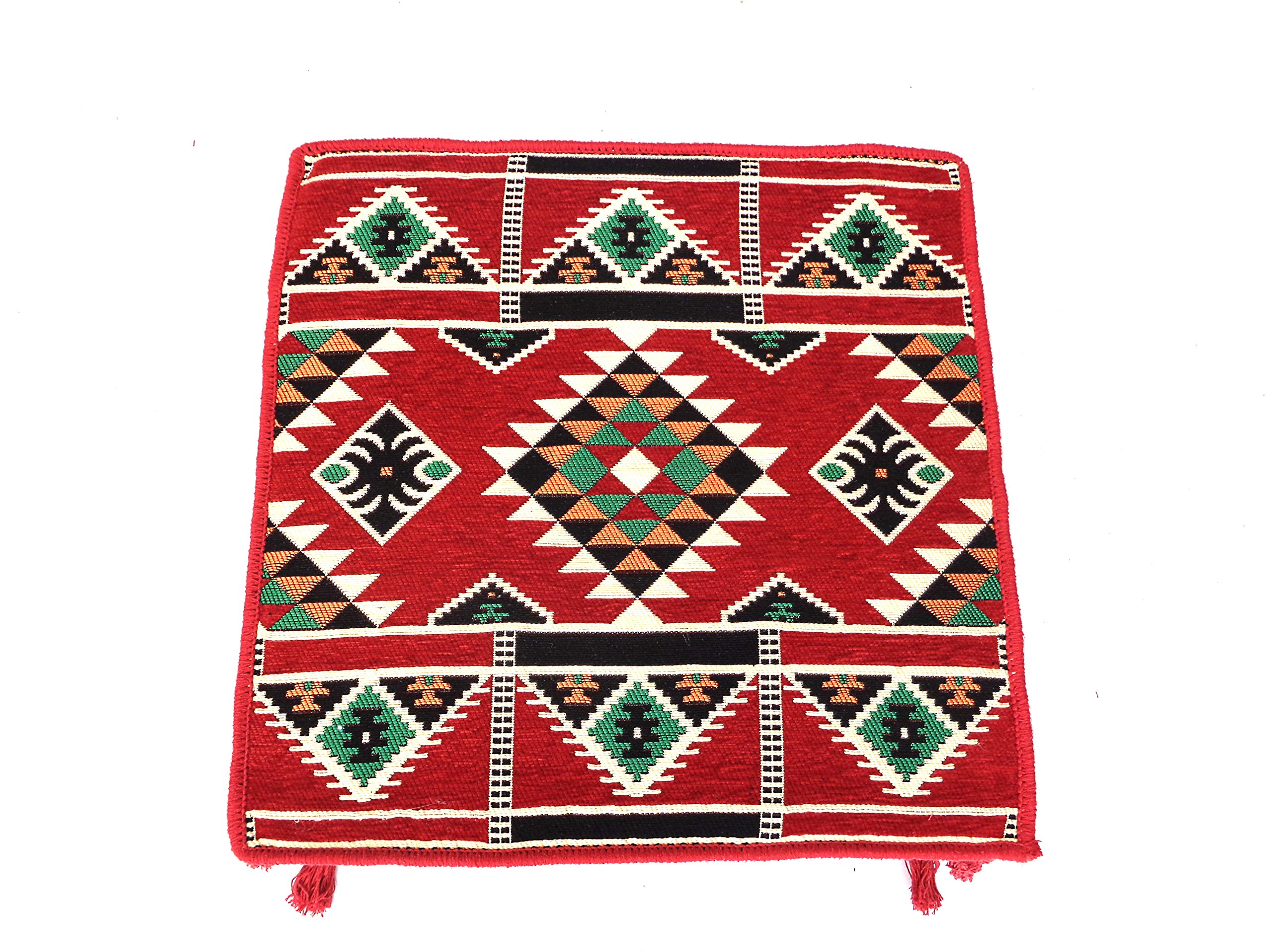 Handmade Kilim Poufs & Ottomans - Moroccan Footstool, Arabic Coffee Table, Pet Bed - Boho Chic Home Decor for Living Room, Bedroom, or Outdoor Use